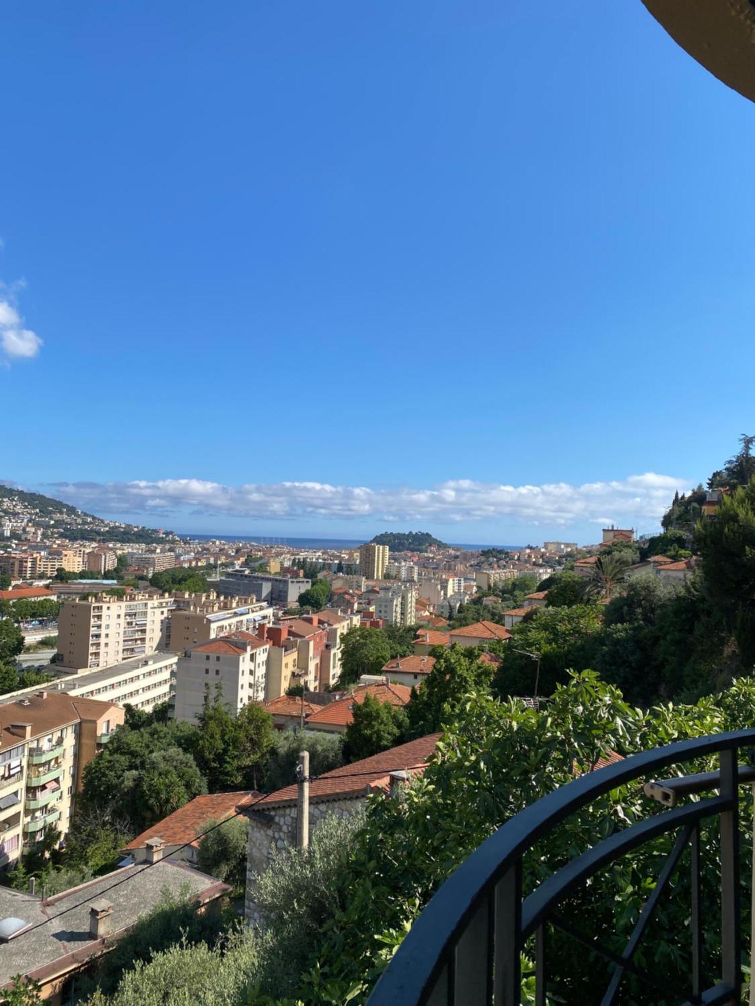 Appartement-Nice 01 Vue Mer - Panoramique Wifi-Parking Buitenkant foto