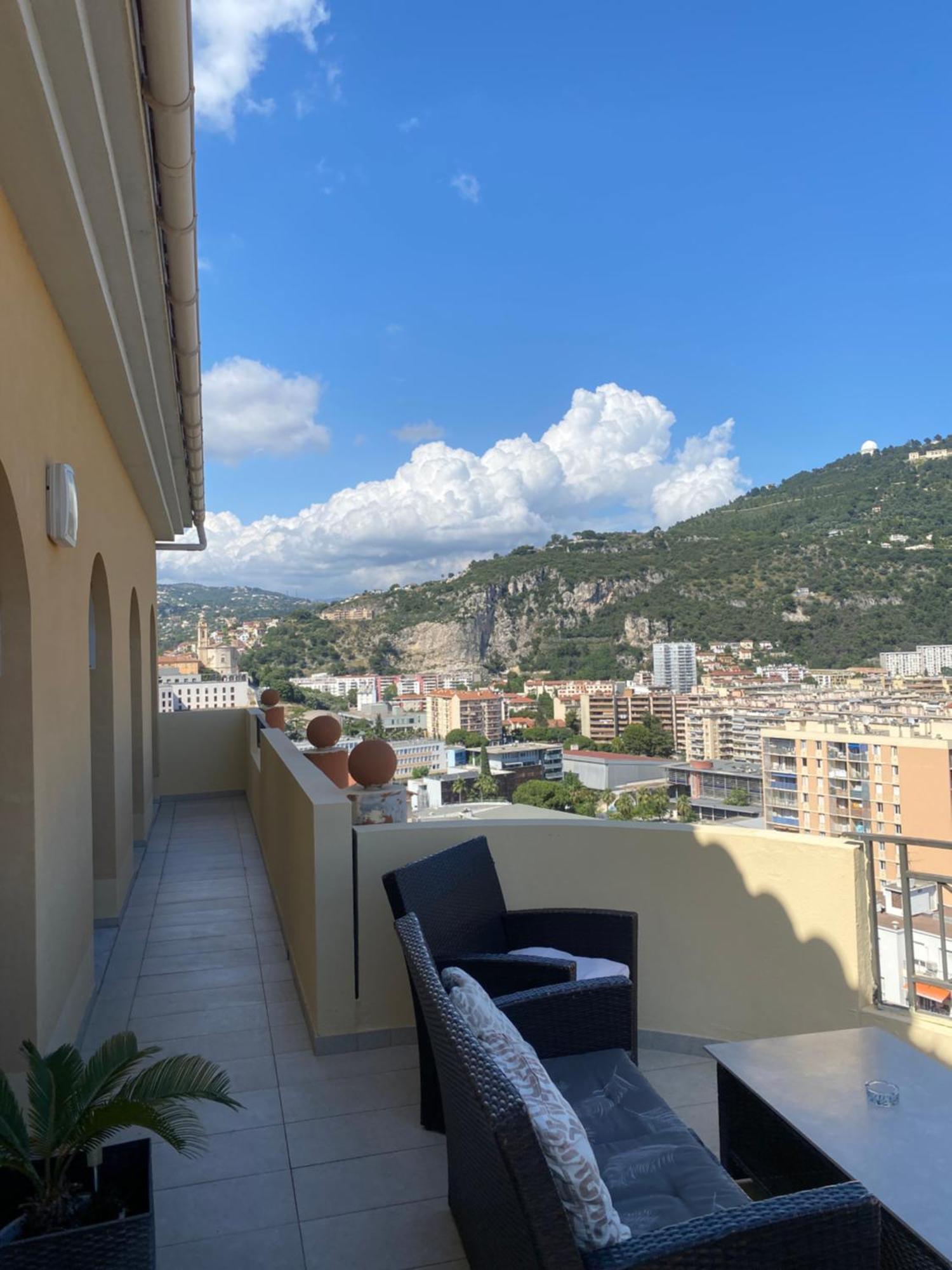 Appartement-Nice 01 Vue Mer - Panoramique Wifi-Parking Buitenkant foto